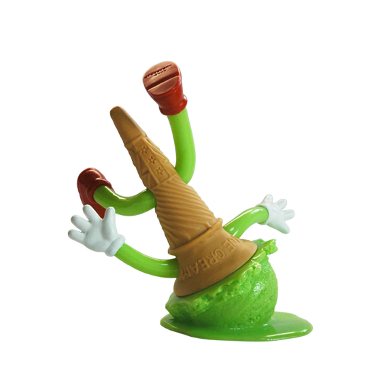 Melon Ice Cream Dropped