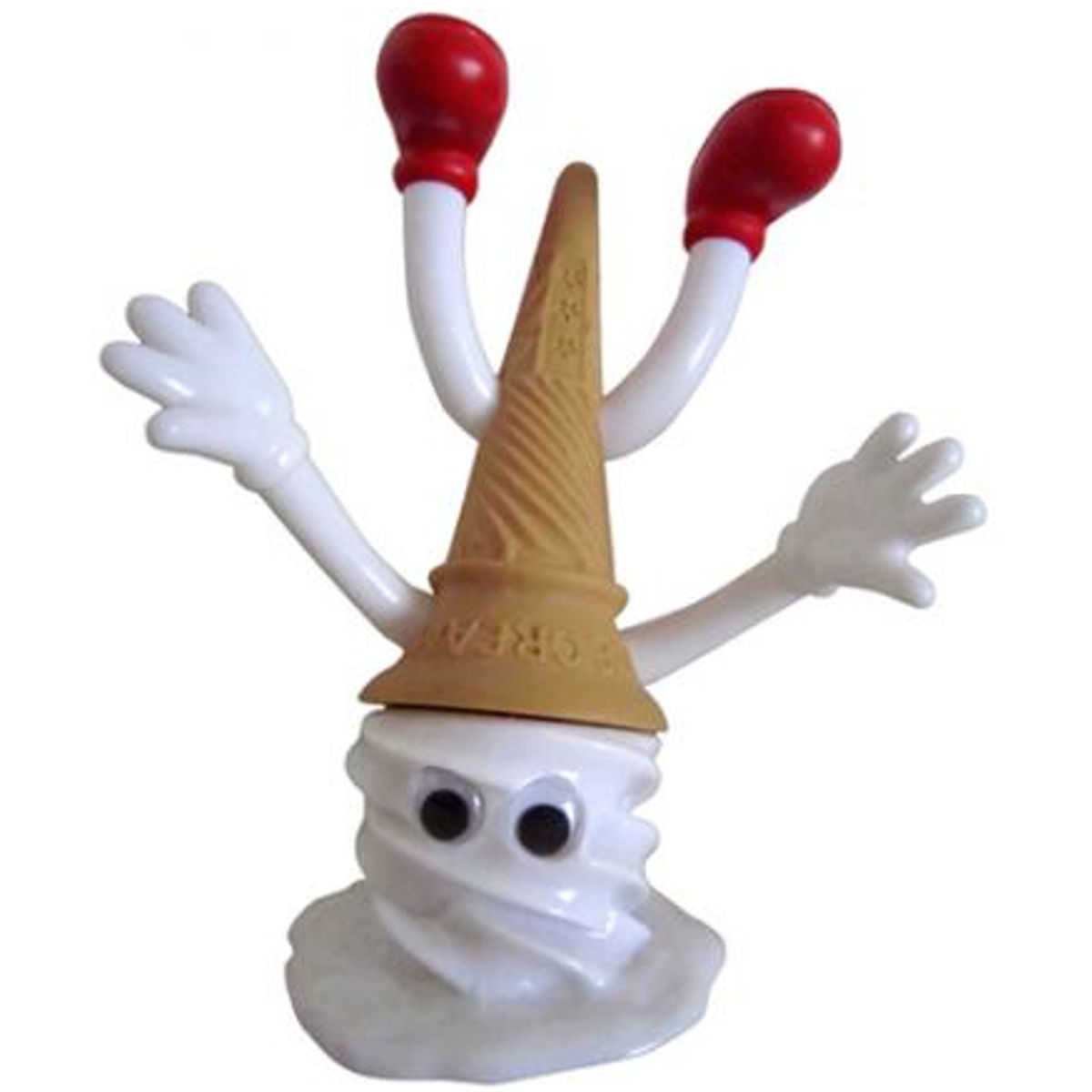 Vanilla Soft Ice Cream Dropped