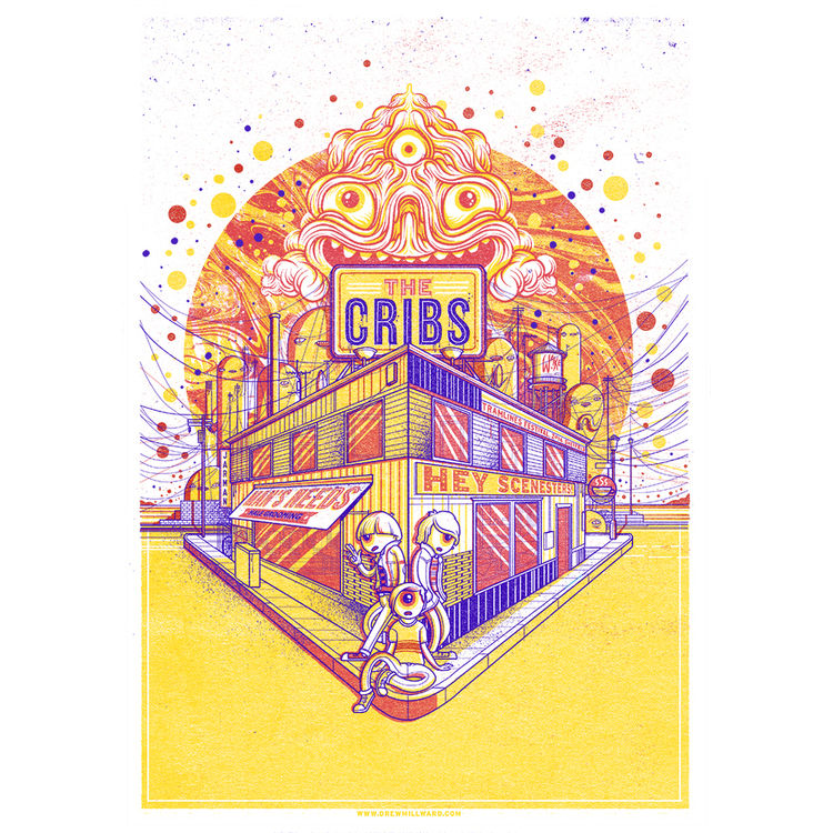 The Cribs by Drew Millward