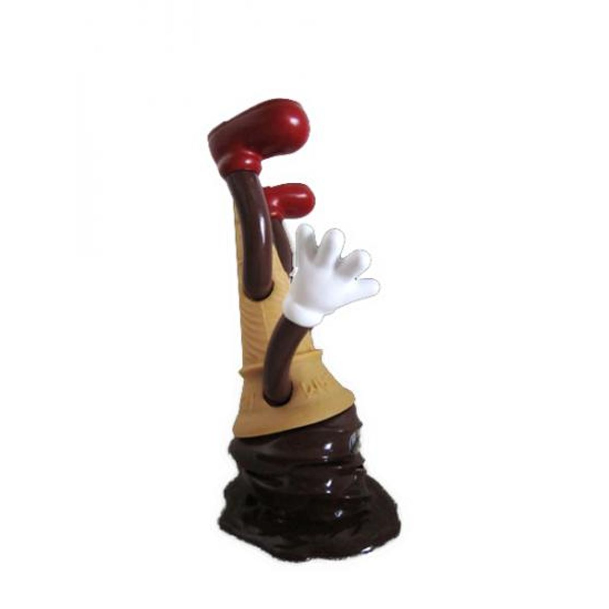 Classic Chocolate Soft Ice Cream Dropped