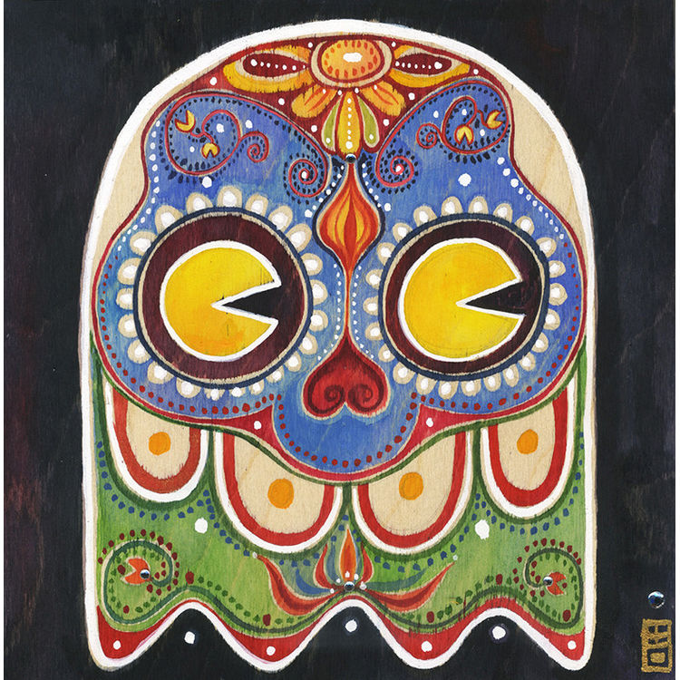 Pac-Man Ghost by Alina Chau