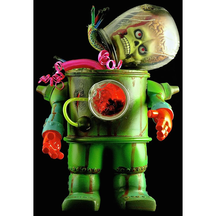 Battle Damaged Mars Attack Misfit Robot by PlaSeeBo (Bob Conge)