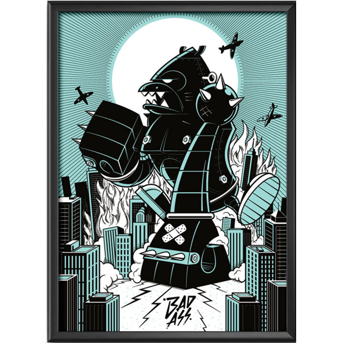 BAD ASS SCREEN PRINT