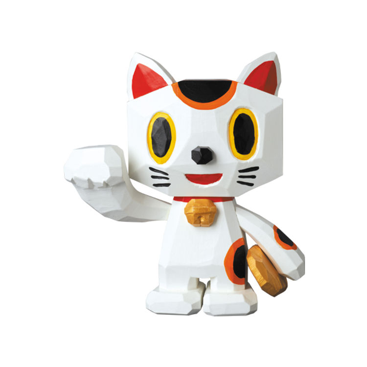 招福luck beckoning cat - small by morrison