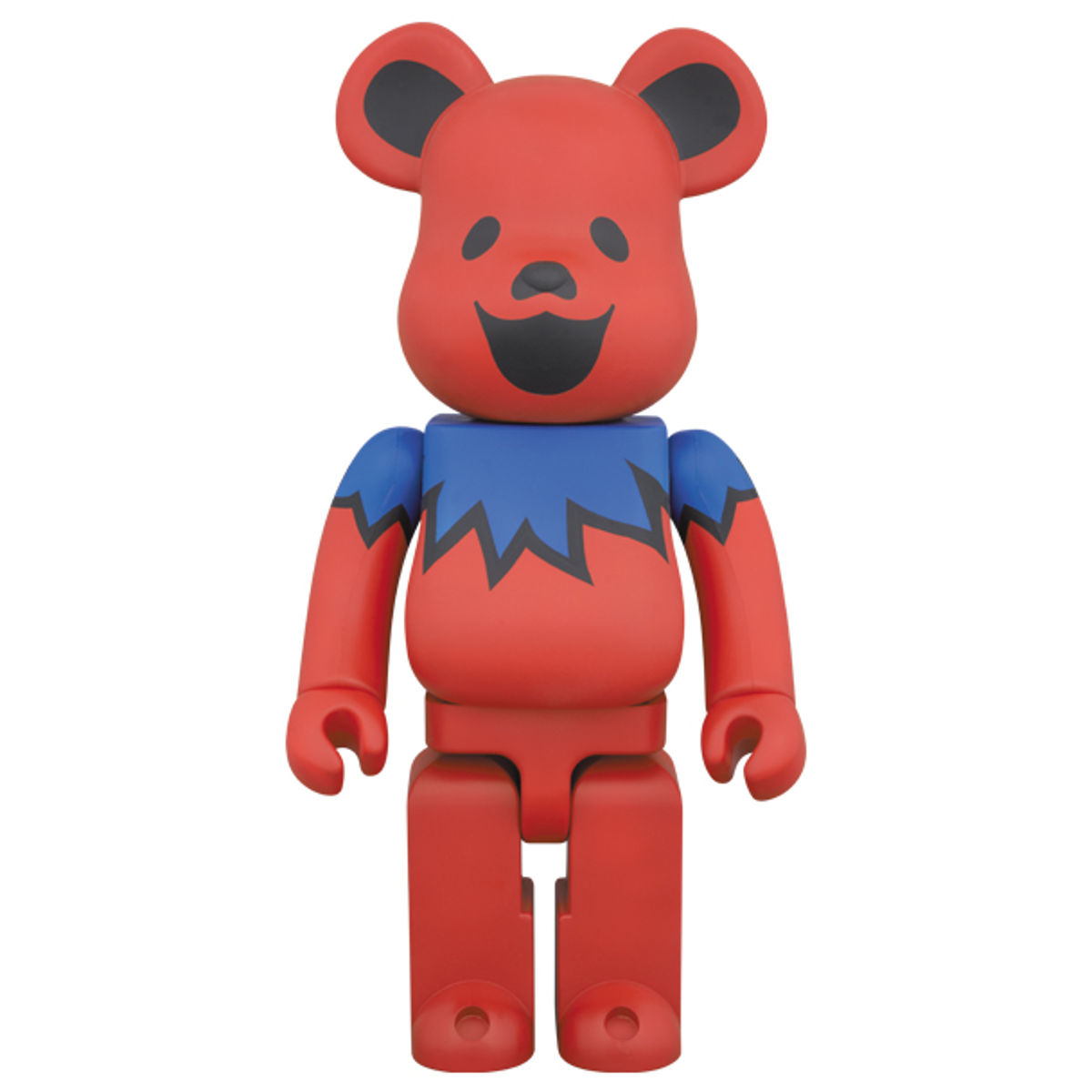 BE@RBRICK GRATEFUL DEAD DANCING BEARS 400% - red