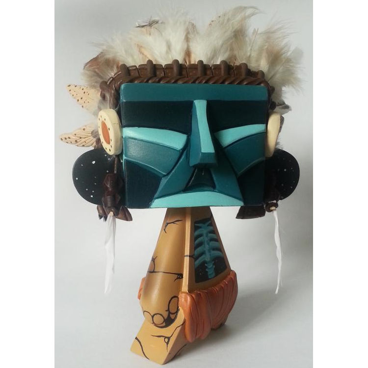 Tiki masked warrior by SE7EN