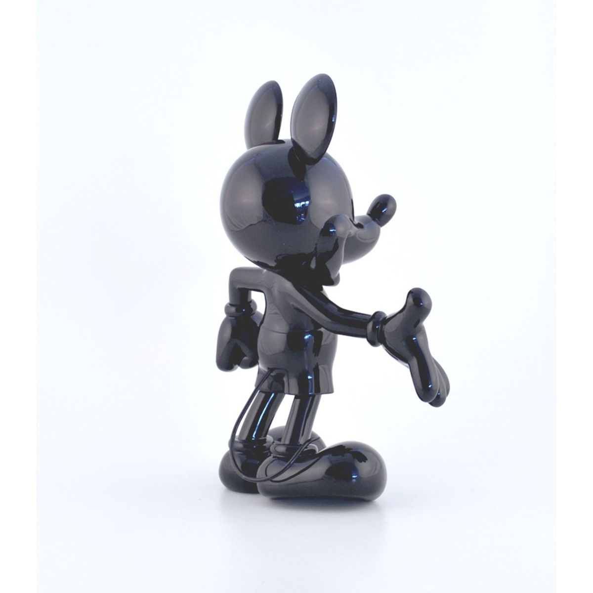 Black Welcome Back Mickey Mouse