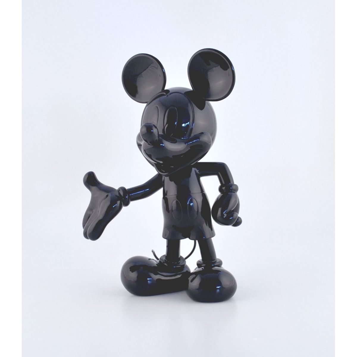 Black Welcome Back Mickey Mouse