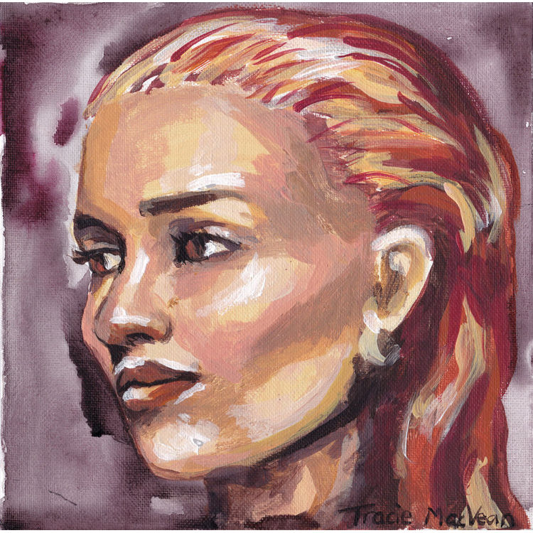 Portrait in gold by tracie Mcvean