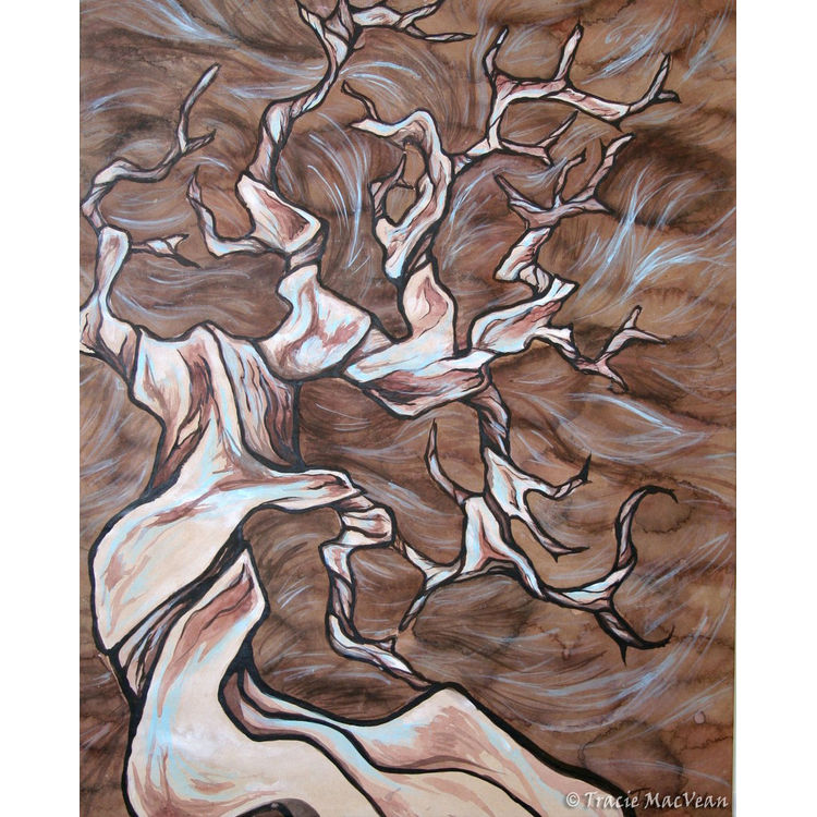 Lonely Tree #1 by tracie Mcvean