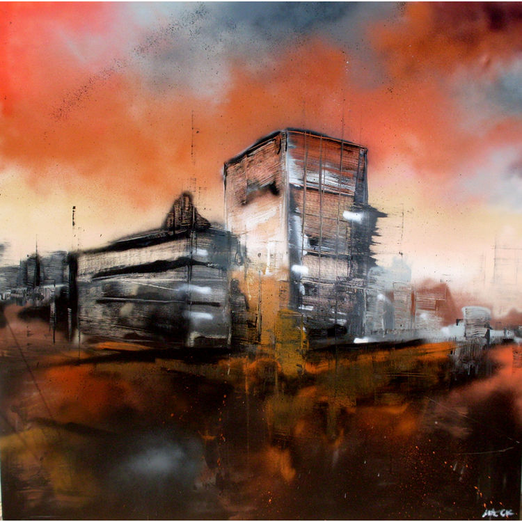 reflected in the petroleum by MATTEO CATTONAR
