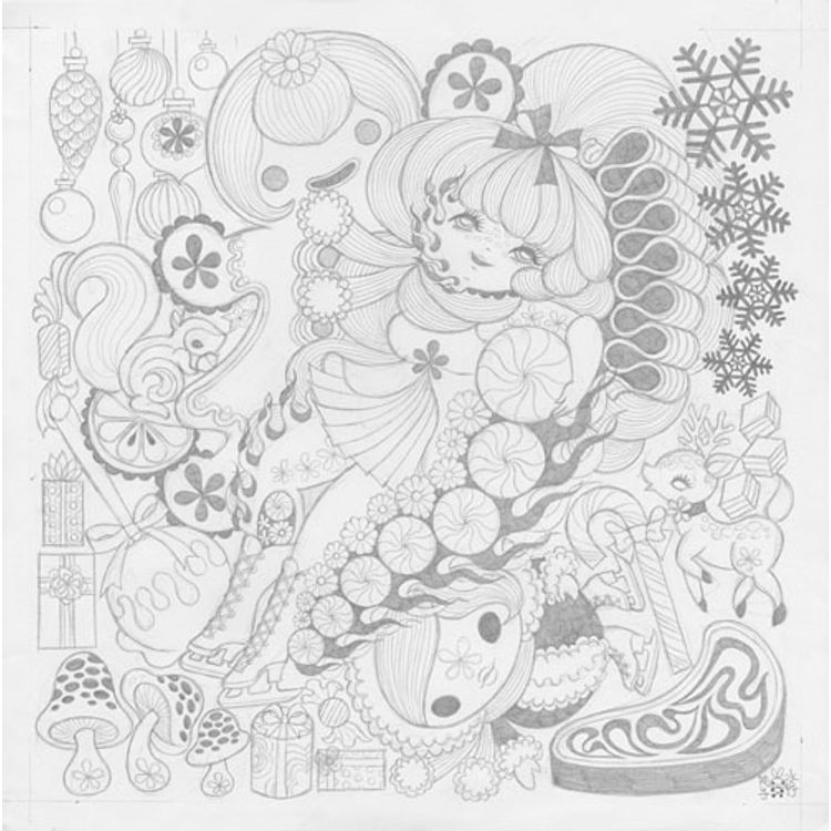 CHRISTMAS DAY (SKETCH) by Junko Mizuno