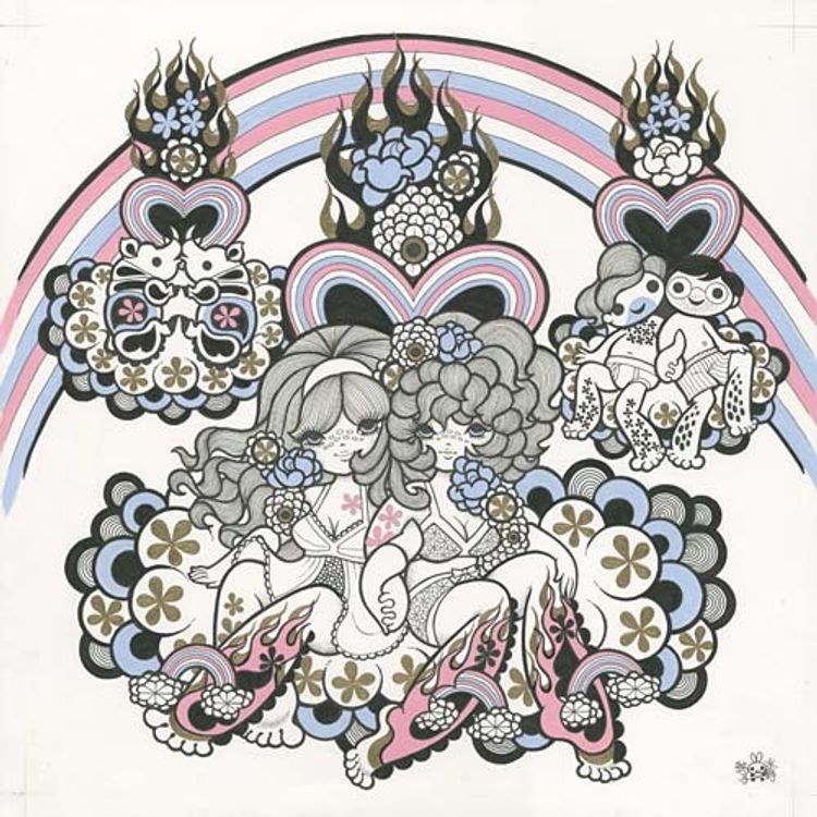 LGBT PRIDE MONTH (ACRYLIC INK) by Junko Mizuno