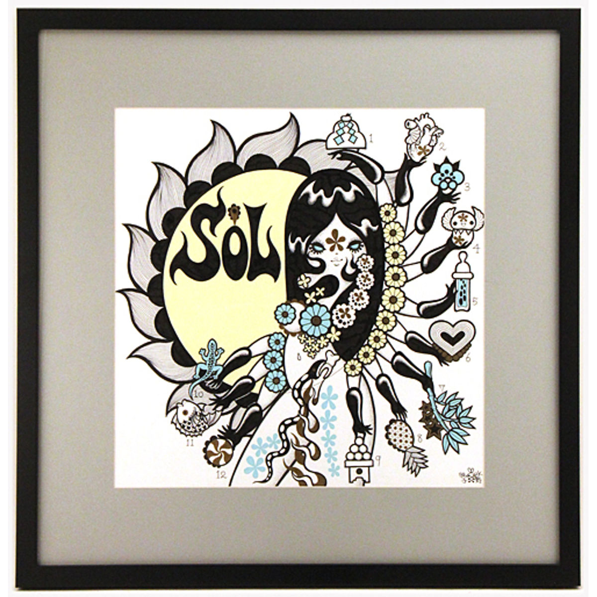 SOL COVER (ACRYLIC INK)