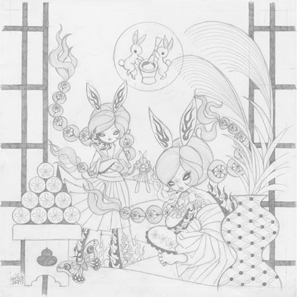 TSUKIMI MOON VIEWING (SKETCH)