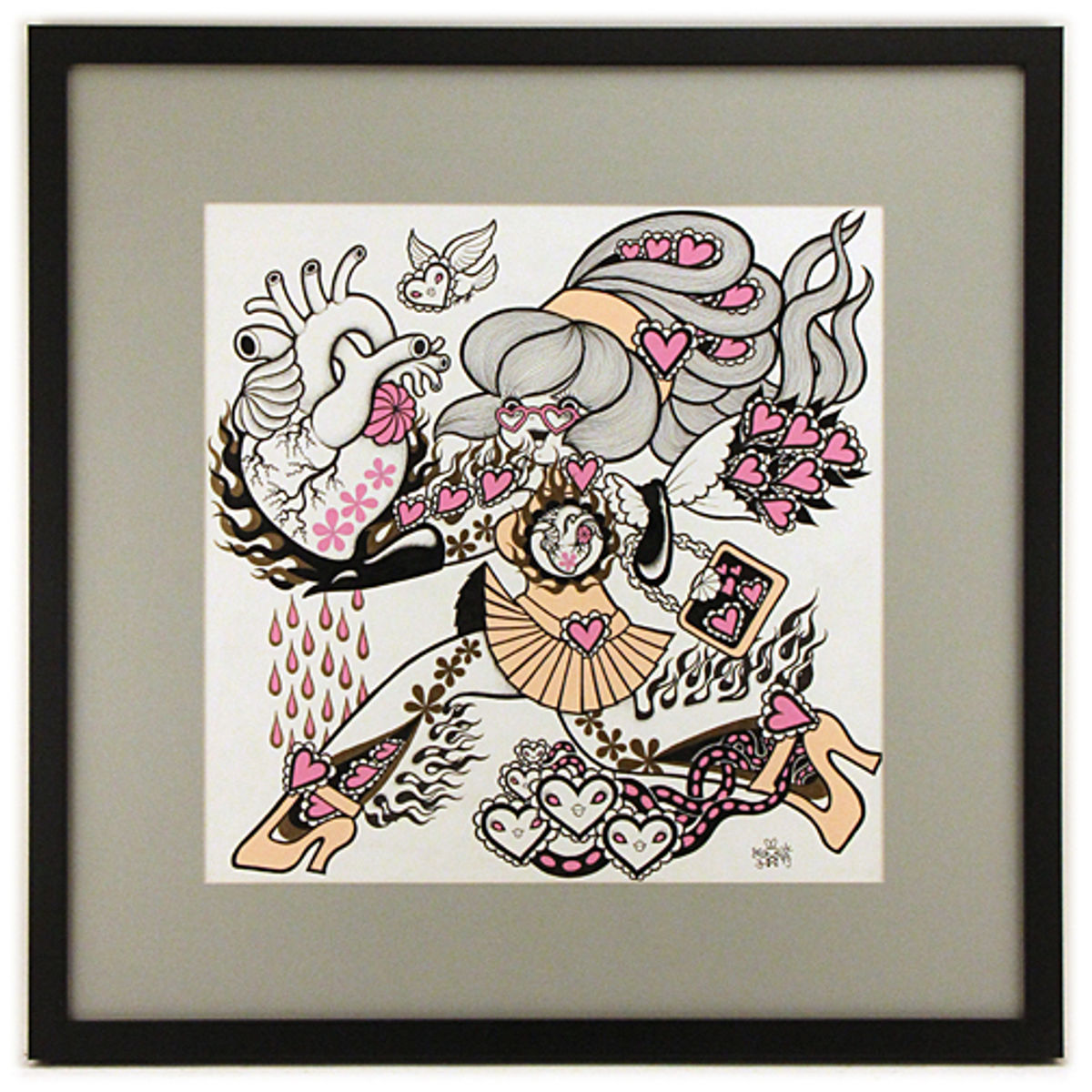 VALENTINE'S DAY (ACRYLIC INK)