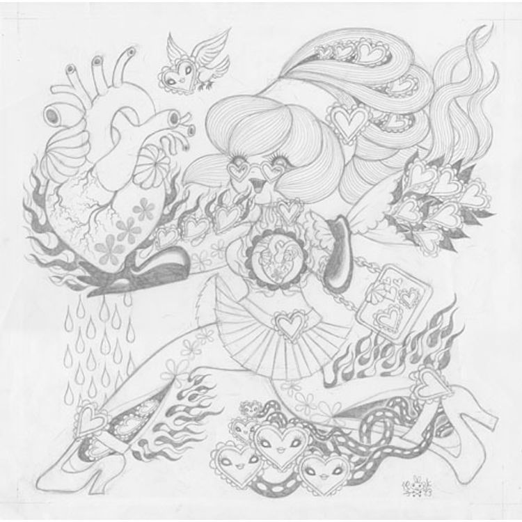VALENTINE'S DAY (SKETCH) by Junko Mizuno