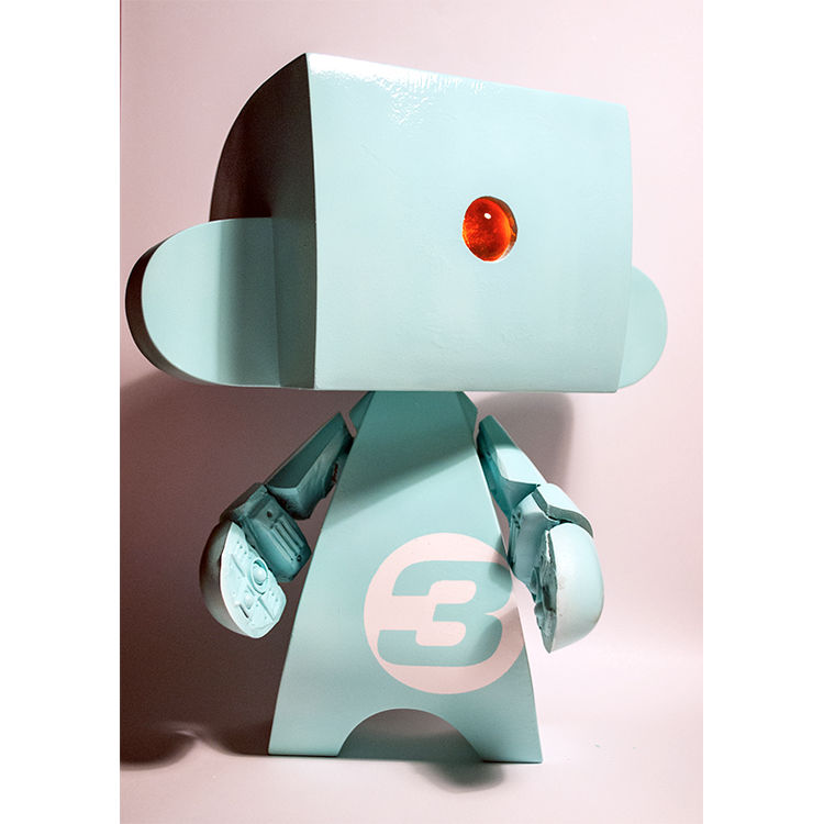 Cycloptic Robot #3 by ManlyArt (Jason Chalker)