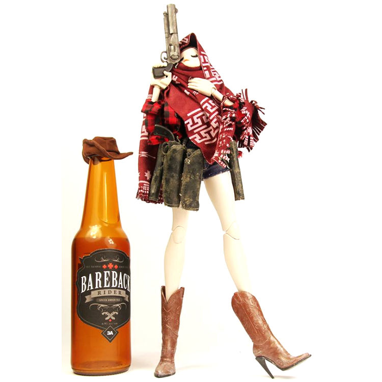Bareback Rider Beer Girl Prudence Pascha by Ashley Wood
