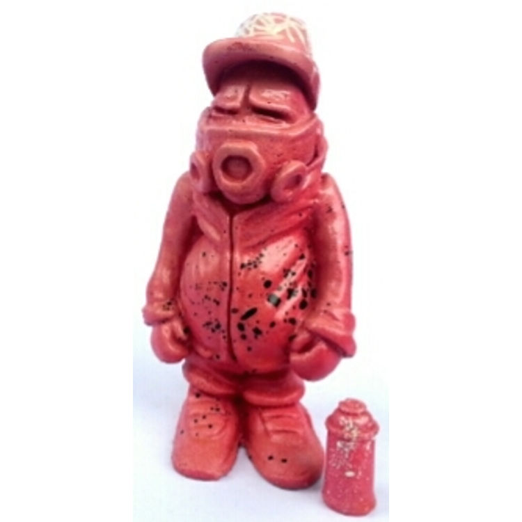 PINK VERSION HOAKSER RESIN MASKEDMAN CHARACTER by Hoakser