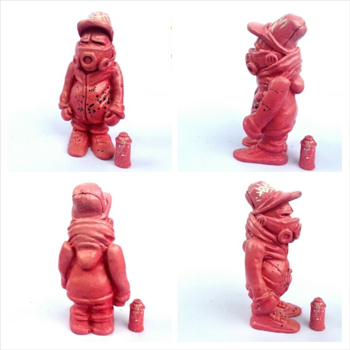 PINK VERSION HOAKSER RESIN MASKEDMAN CHARACTER