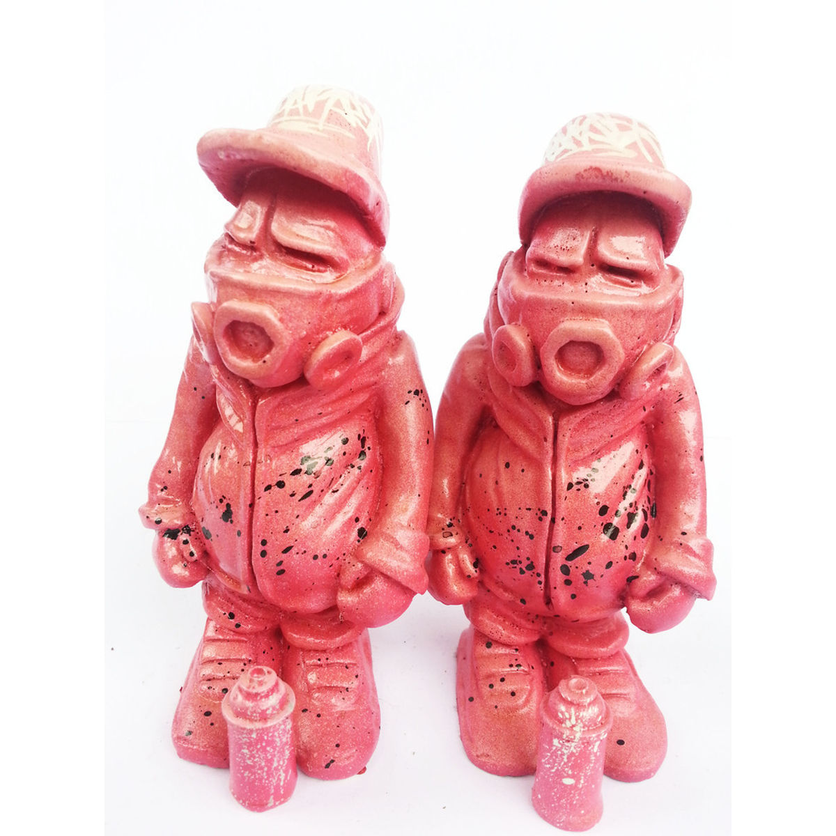 PINK VERSION HOAKSER RESIN MASKEDMAN CHARACTER