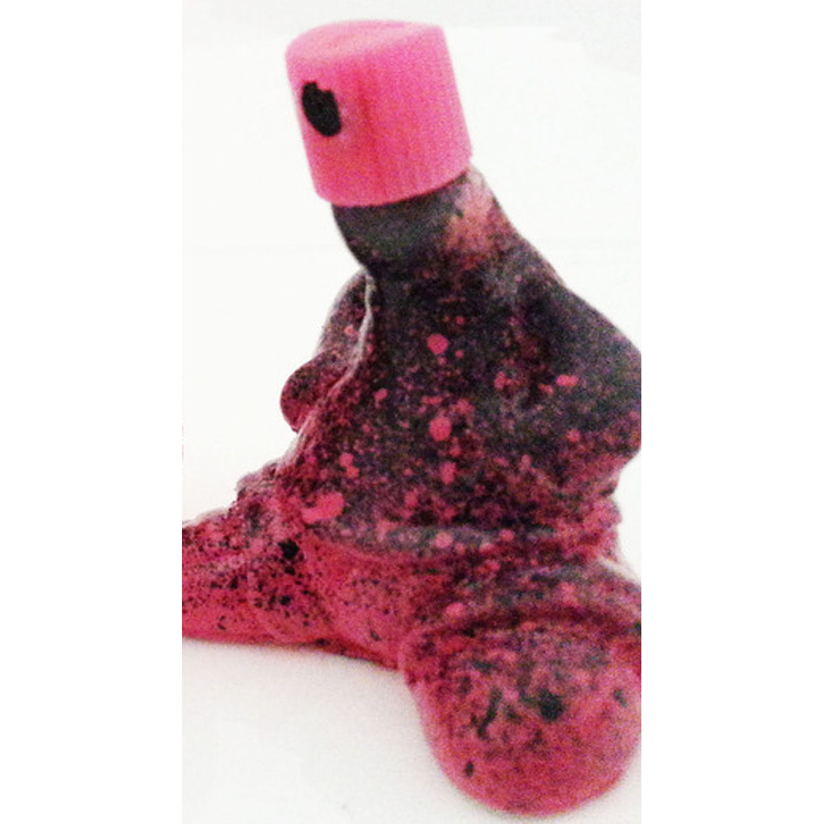 VANDALFACE Pink NY FATCAP SPLATTER GRAFFITI RESIN