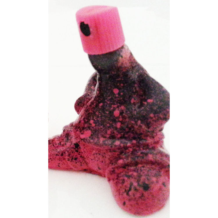VANDALFACE Pink NY FATCAP SPLATTER GRAFFITI RESIN by Hoakser