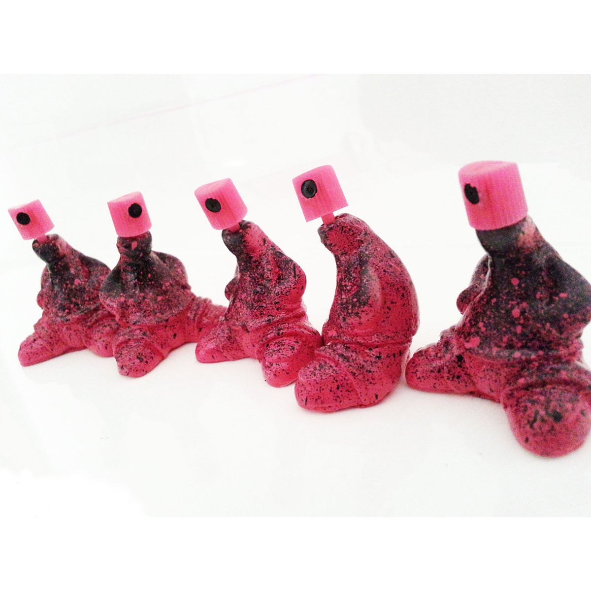 VANDALFACE Pink NY FATCAP SPLATTER GRAFFITI RESIN