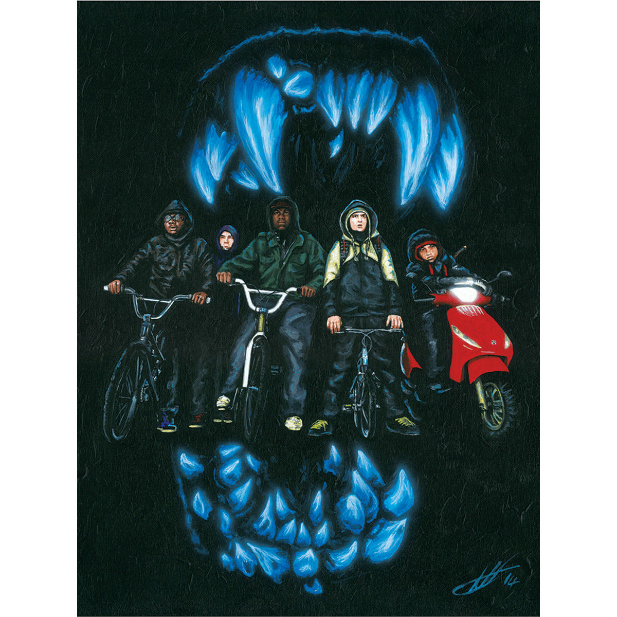 "Big Alien Gorilla Wolf Motherfuckers" Original