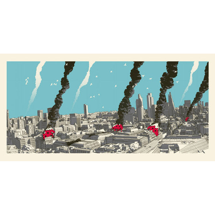 "Space Invader London" Red by Raid71 (Chris Thornley)