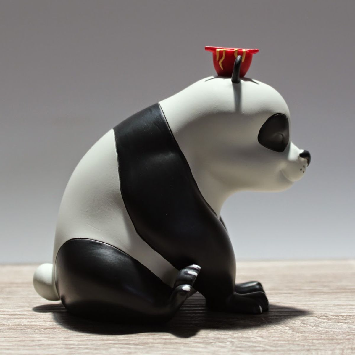 Noodles - the Dim Sum Panda - red bowl edition