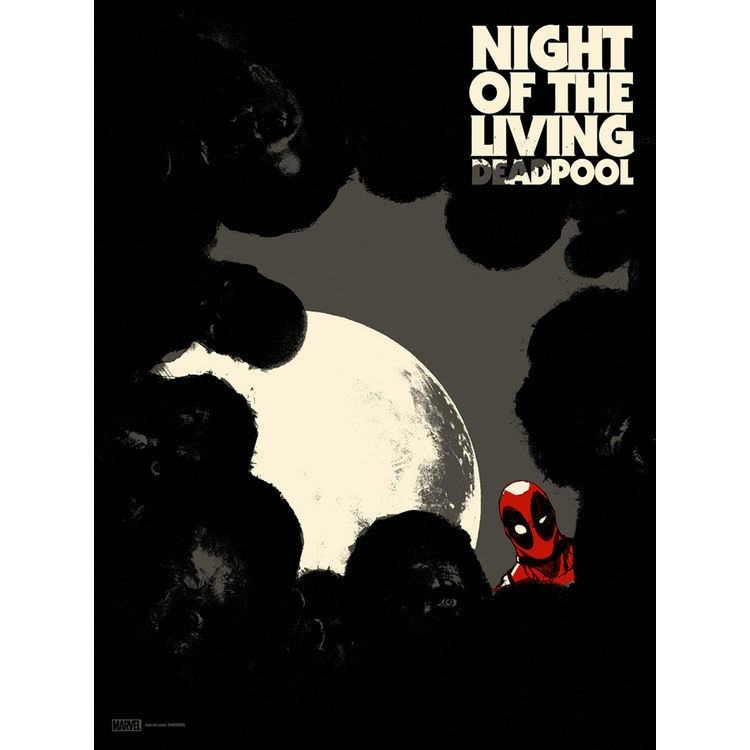 Night of the Living Deadpool 1 by Jay Shaw (Iron Jaiden)