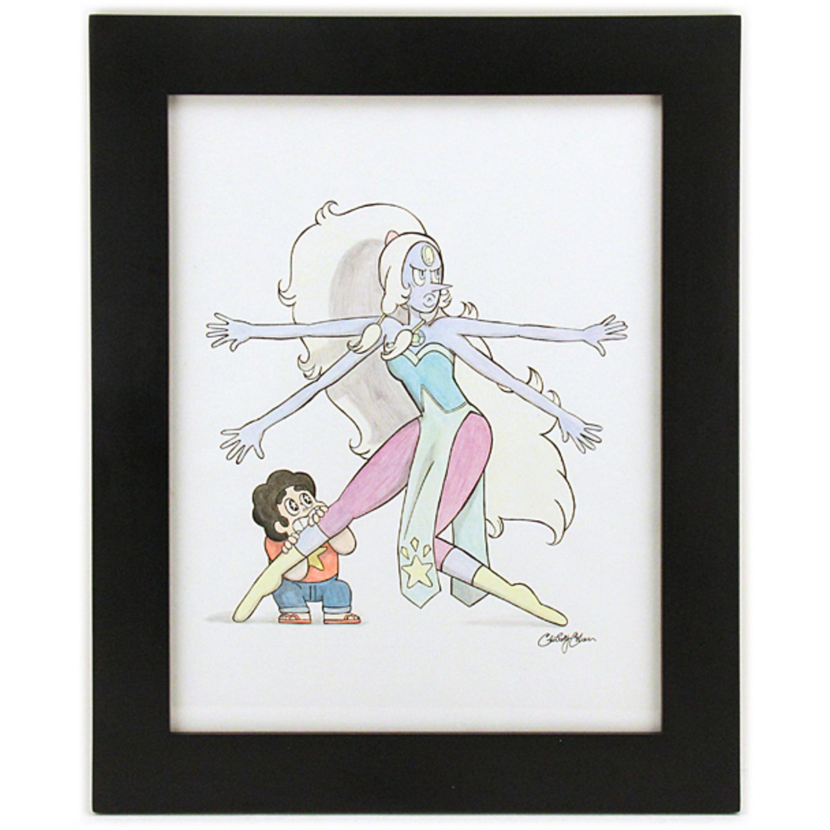 STEVEN AND HIS GIANT WOMAN