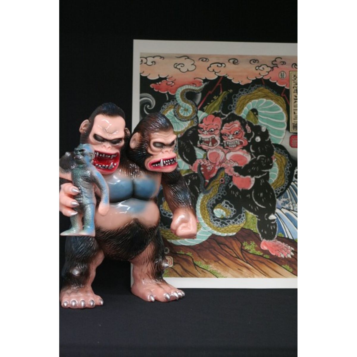 King Gorrilla-Ju - Ukiyo-e style