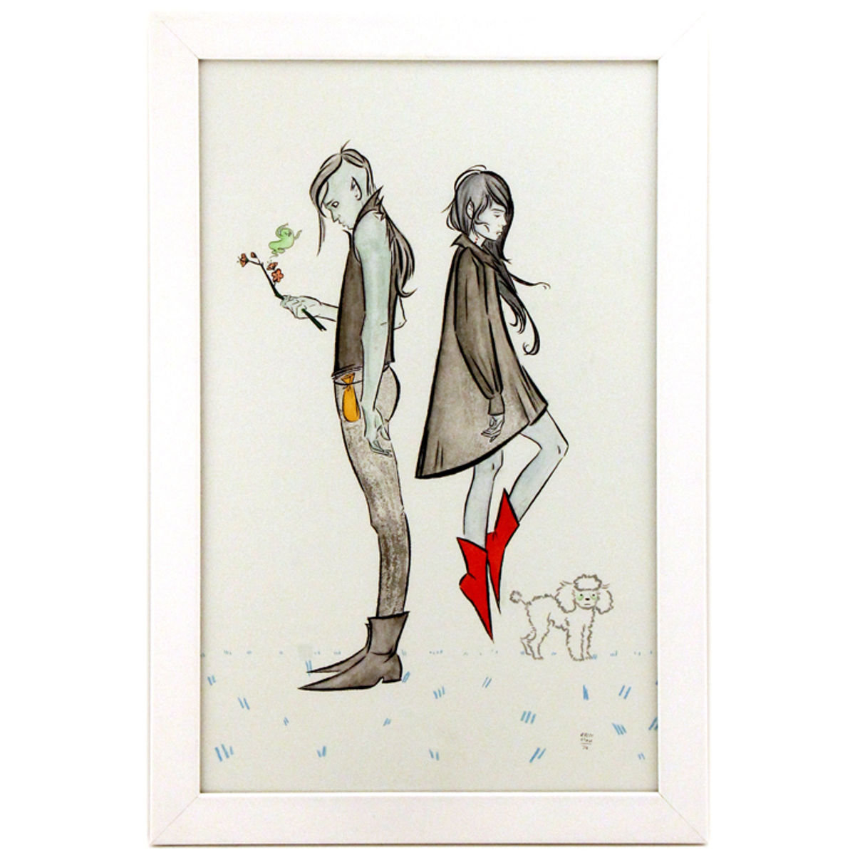 ASH & MARCELINE IN A FIGHT