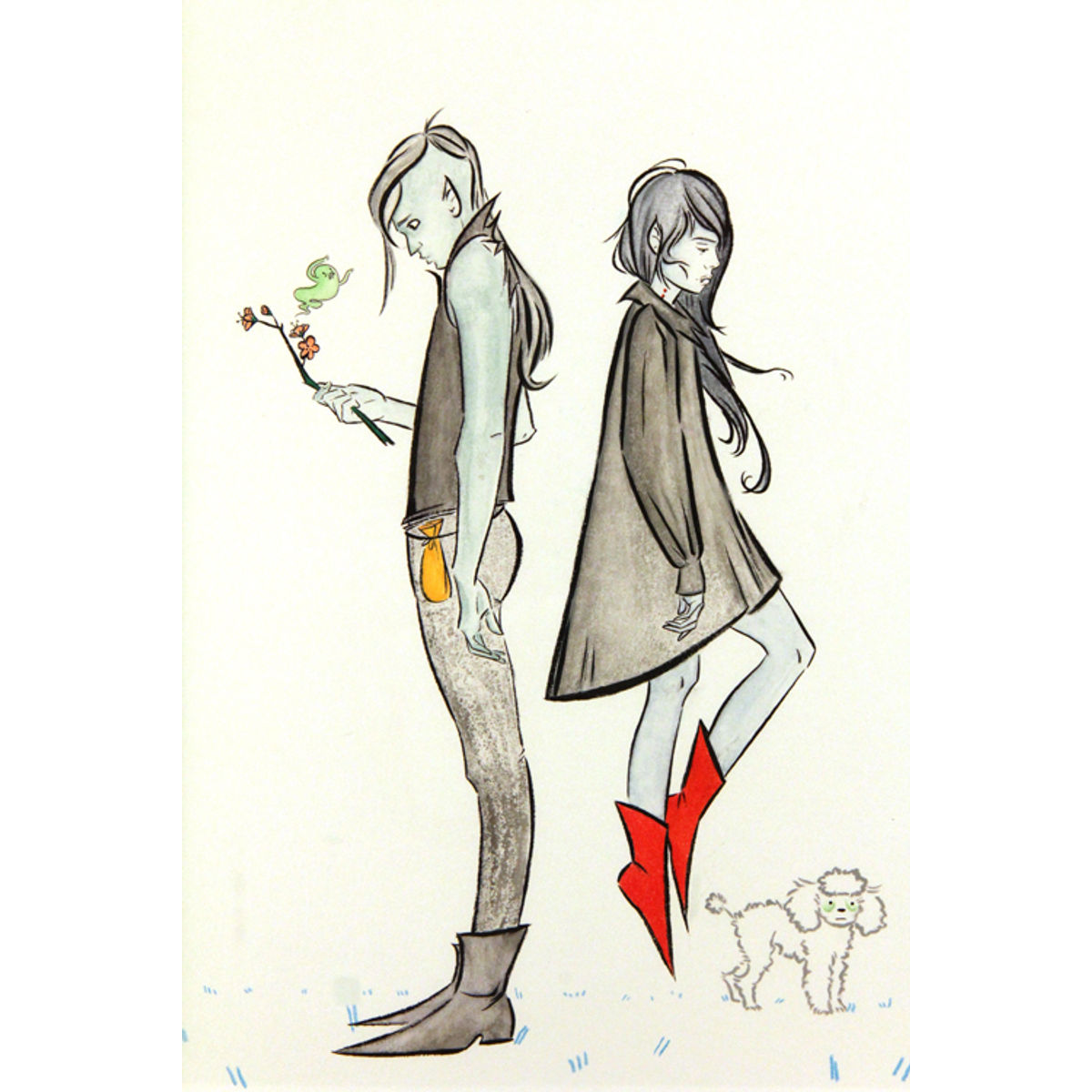 ASH & MARCELINE IN A FIGHT