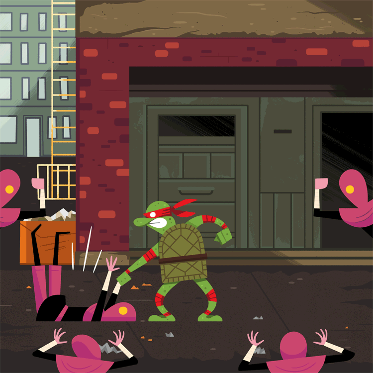 Turtle Power Raph by Andrew Kolb