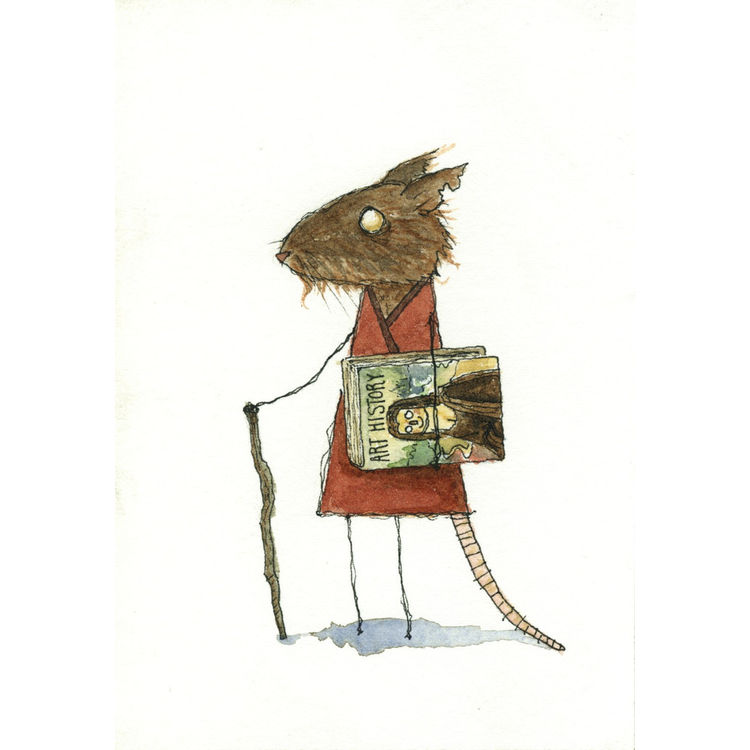 "Splinter's Art History Lesson" Framed by Drew Falchetta