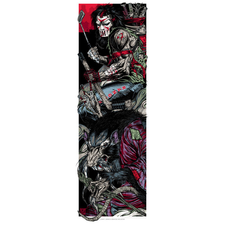 Casey Jones & Splinter by Rhys Cooper