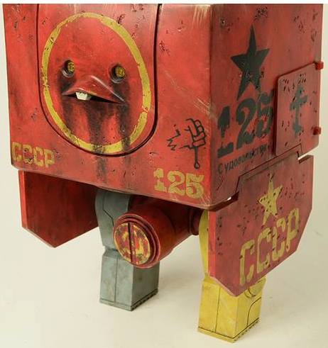 Mighty Square - Red CCCP created by Ashley Wood