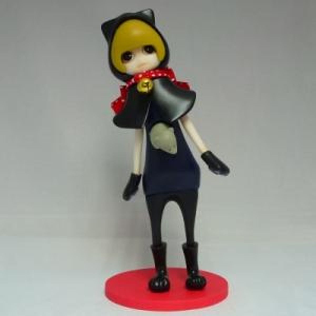 beast black cat hood Ver. (A red ribbon playful)
