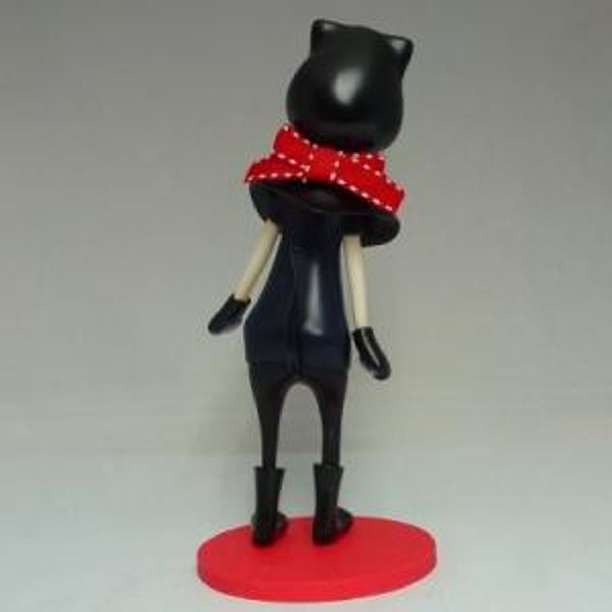 beast black cat hood Ver. (A red ribbon playful)