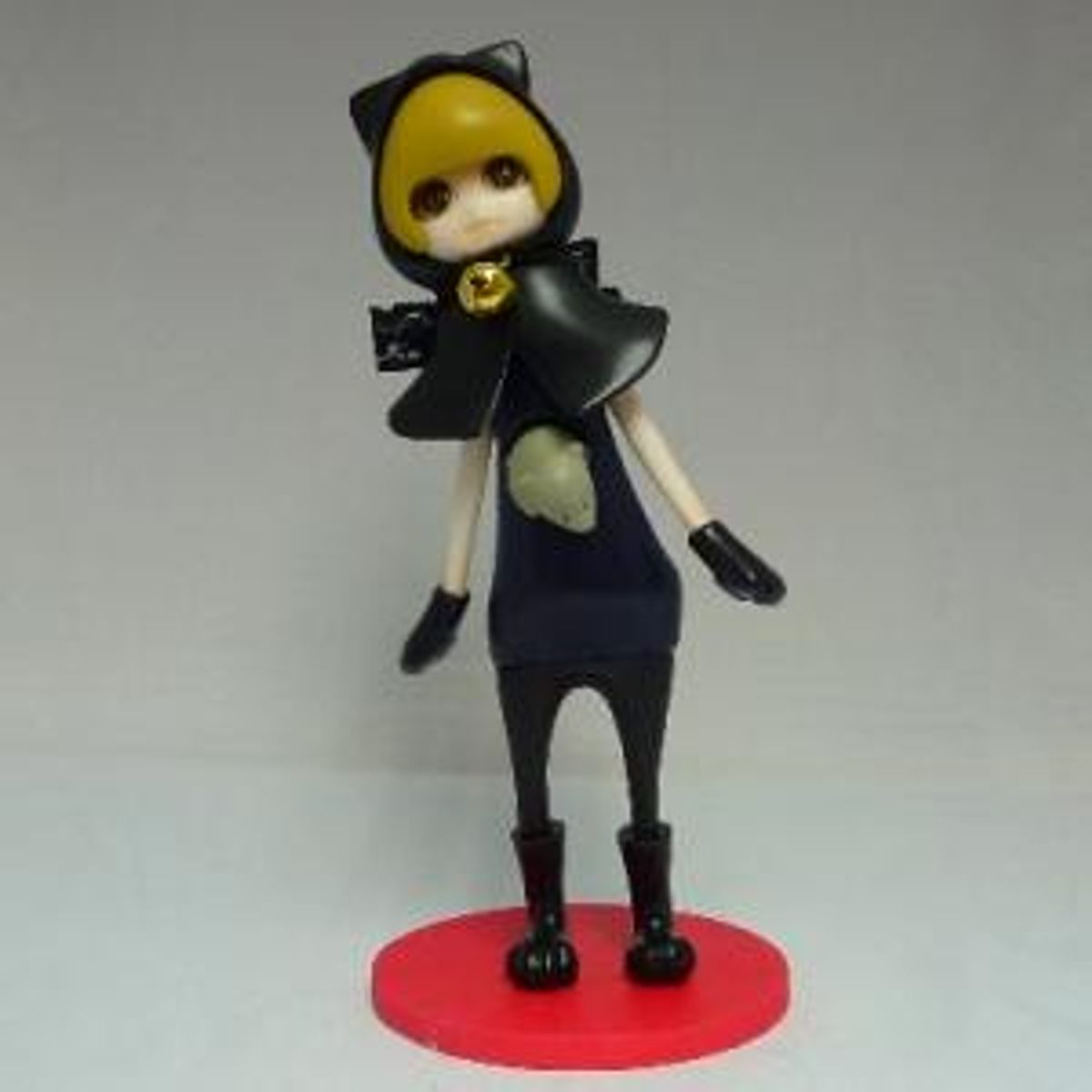 beast black cat hood Ver. (B ribbon black yellow eyes)