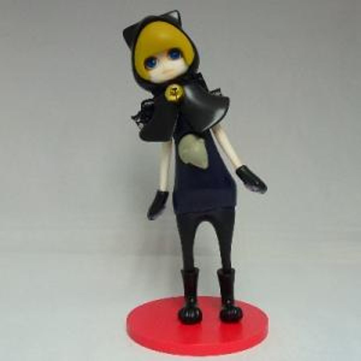 beast black cat hood Ver. (B ribbon black blue eyes)