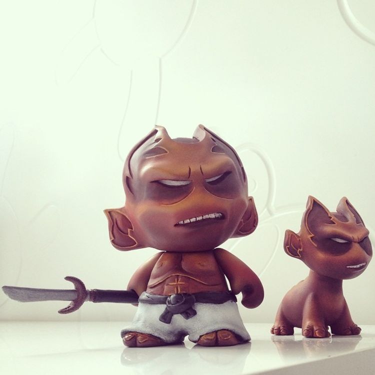 Black Belt Martian and Martian's Best Friend by WickedMasterMind Designs