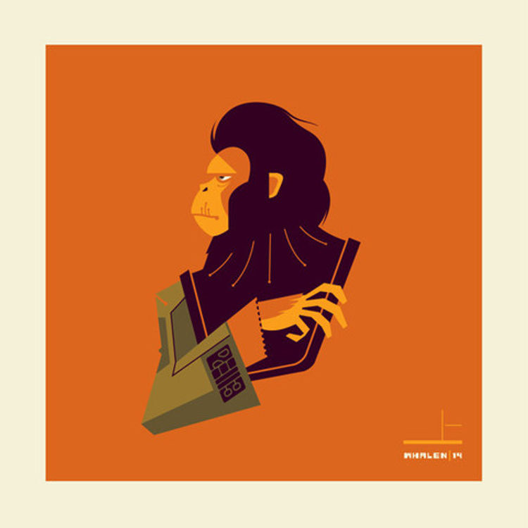 Ape'd Scientist by Tom Whalen