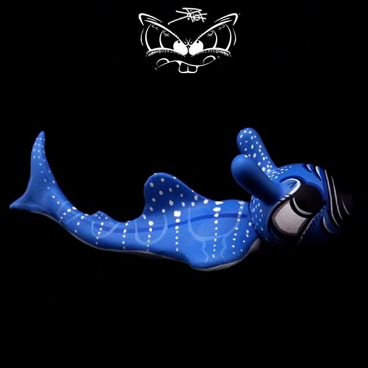 The Blue Rioteer Whale Shark by J.Riot