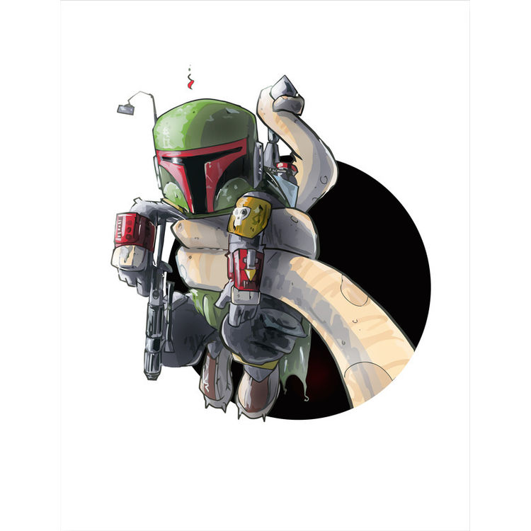 Hand Over The Hero - BOBA FETT by Tony Poulson (thetonus)