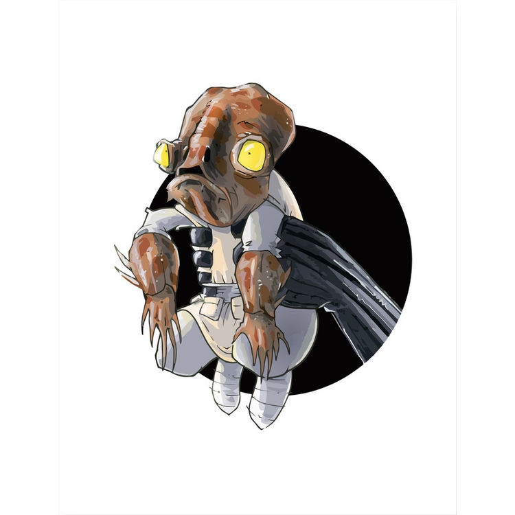 Hand Over The Hero - ADMIRAL ACKBAR by Tony Poulson (thetonus)